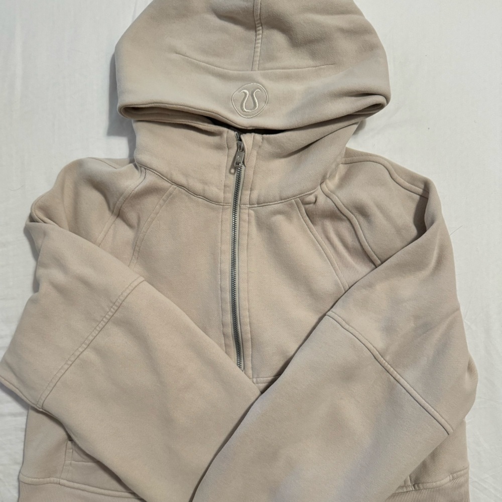 Lululemon USED Half Zip Bone Scuba XS/S